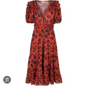 Red Ulla Johnson dress